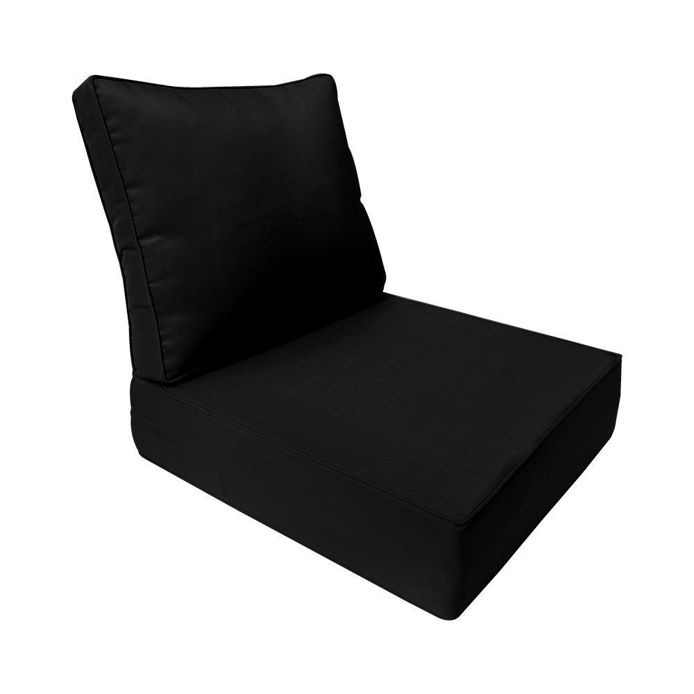 Prolinemax Outdoor Piped Trim Large Deep Seat Backrest Pillow Slipcover AD109 Cover ONLY Prolinemax Outdoor Piped Trim Large Deep Seat Backrest Pillow Slipcover AD109 Cover ONLY
